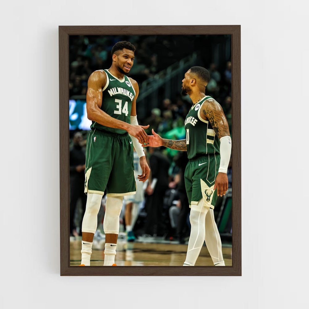 Poster Milwaukee de bucks – affiche Basketball (vue 5)
